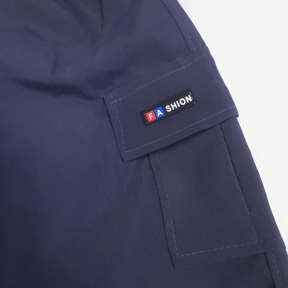 Kids Navy and Gray Bottoms - Picture 3 of 4
